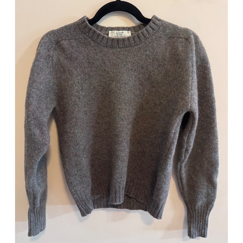Unisex Vintage Lord Jeff 100% Shetland Wool Preppy Craftsmanship Sweater M